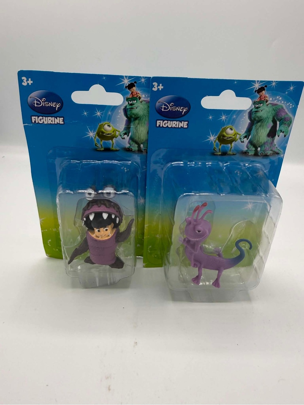 Disney Monsters Inc. Beverly Hills Teddy Bear Plastic figure lot BooAnd Randal